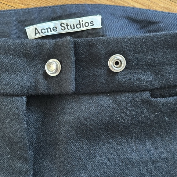 Acne Studios 100% wool pants with accent buttons - Picture 4 of 7
